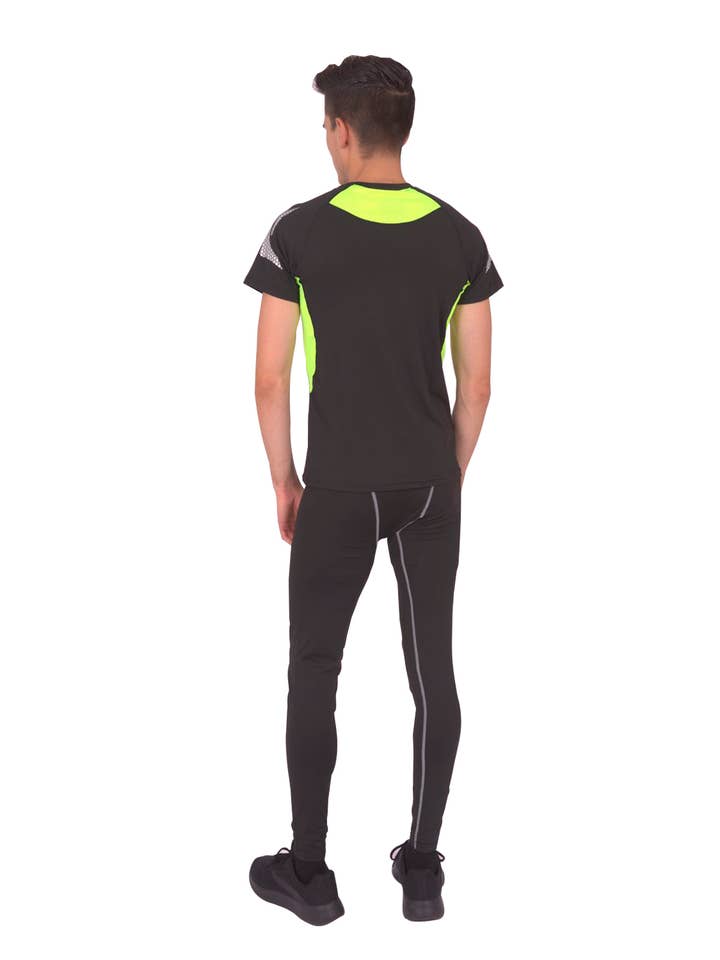 Savoy Active - Vente Chemise – homme - Tshirt Schuyler - Noir & Jaune2