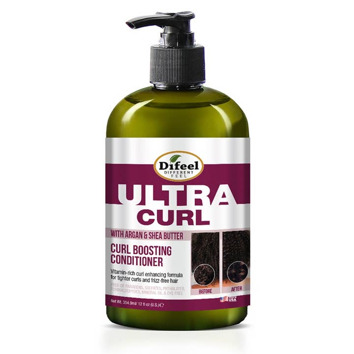 Difeel Ultra Curl Boosting w/Argan & Shea Conditioner 12 oz. for wholesale by Difeel