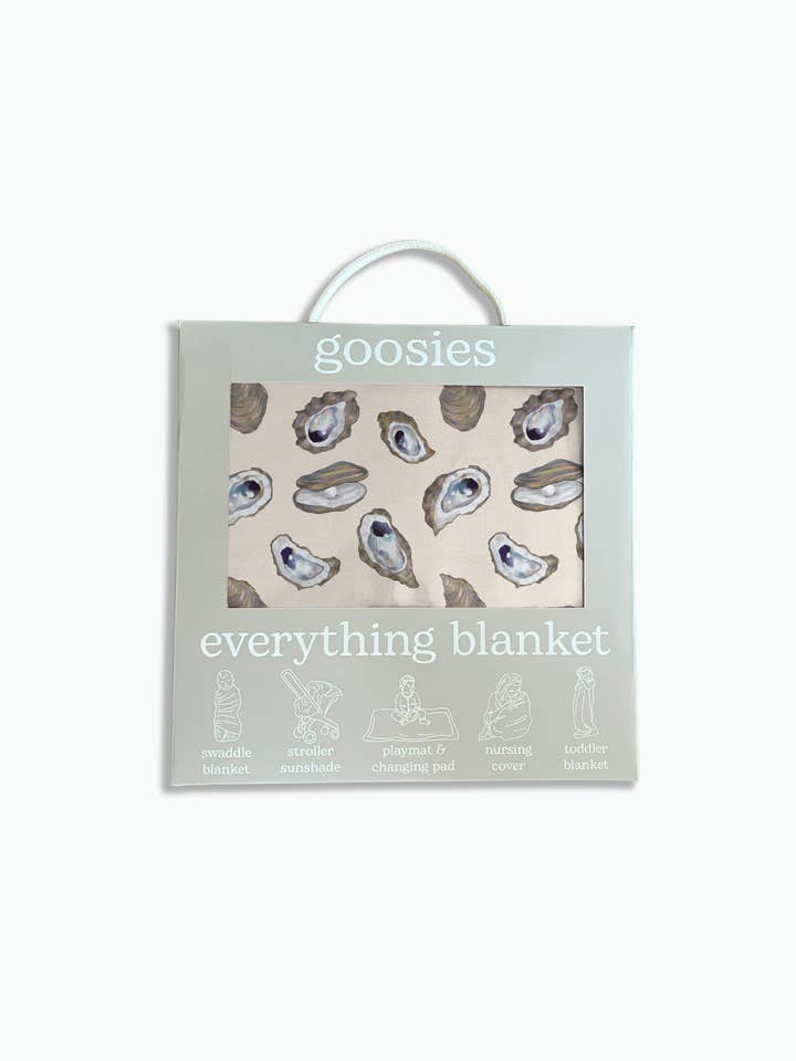 Coastal Oysters - Everything Blanket for wholesale by Goosies