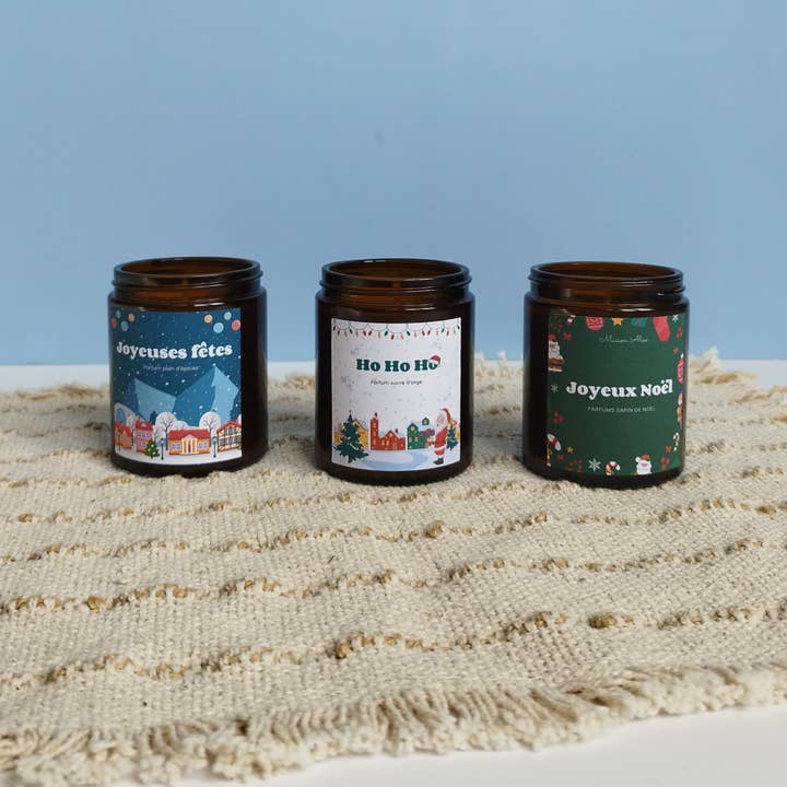 Kerstkaarsenset - peperkoek, boom en rietsuiker voor wholesale door Maison Alice