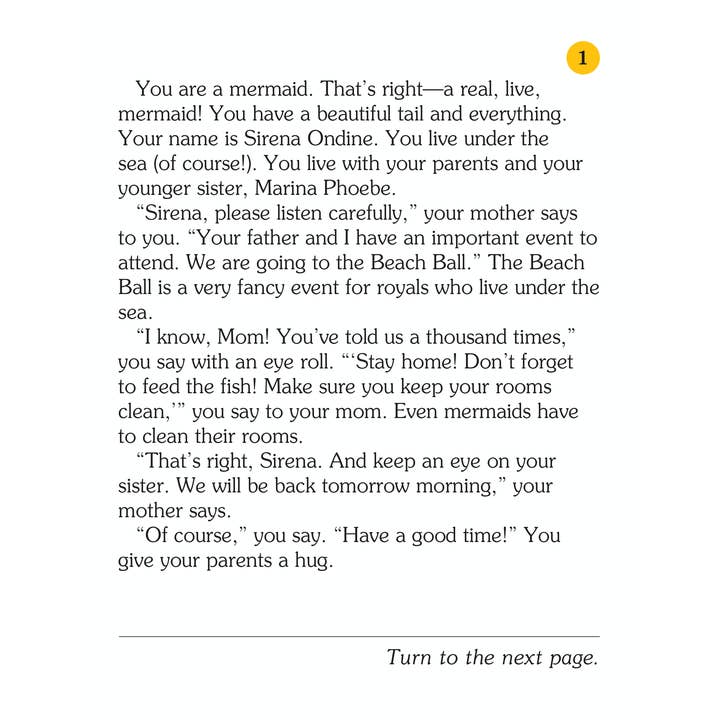 Choose Your Own Adventure - Wholesale Book - Kids - Mermaid Island, Children's Book
