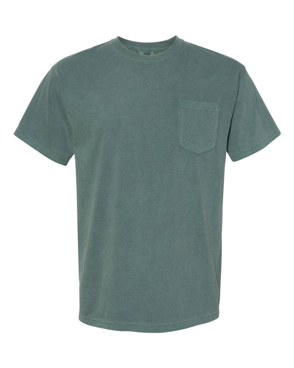 MYES BULK APPAREL - Vente T-shirt – unisexe - T-shirt Comfort Colors Heavyweight avec poche en 100 % coton filé à l'anneau12