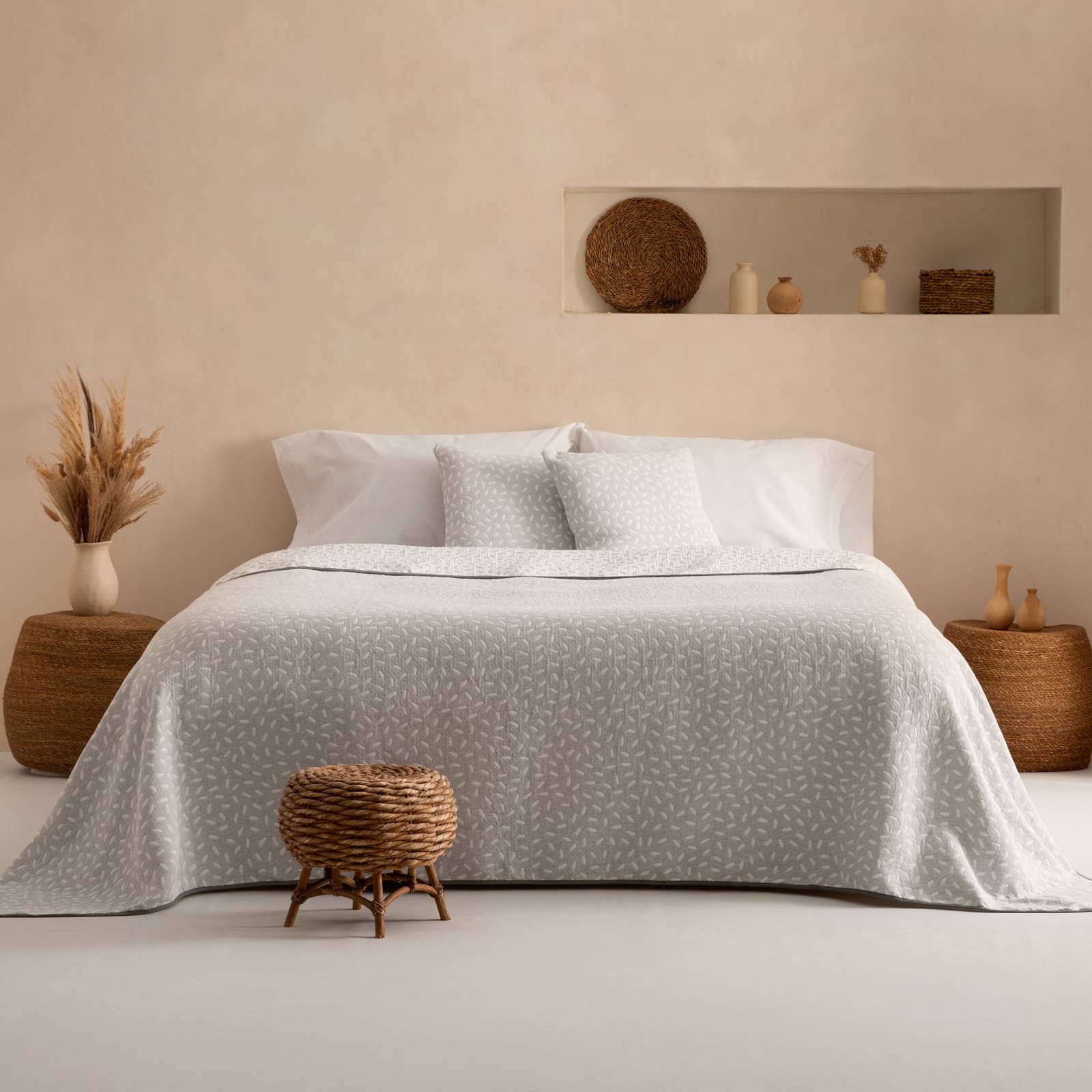 GAMUSI - Wholesale Quilt - CINTI light cotton jacquard bedspread7