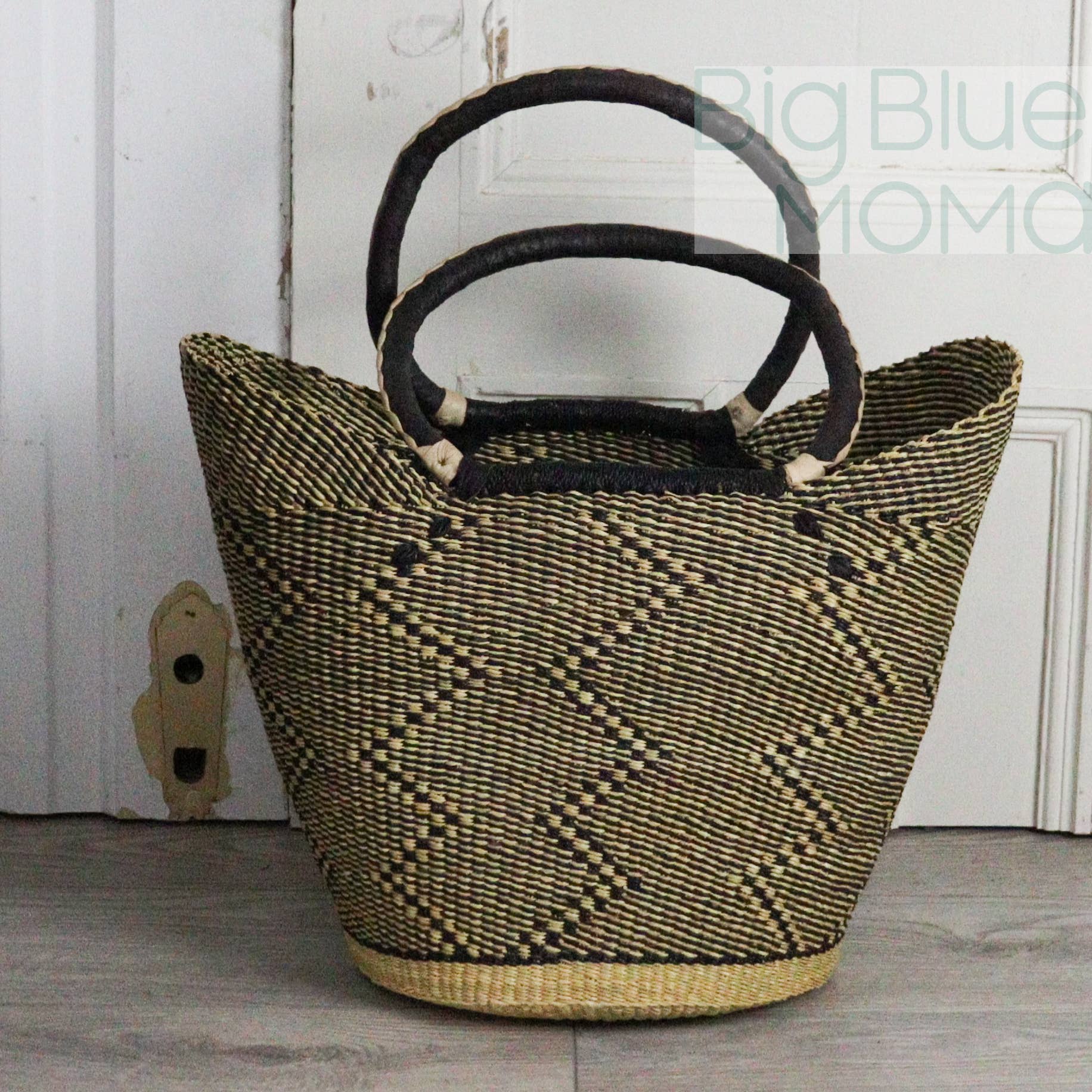 Big Blue Moma - Wholesale Beach Bag - U Shopper Large - Natural Palette26