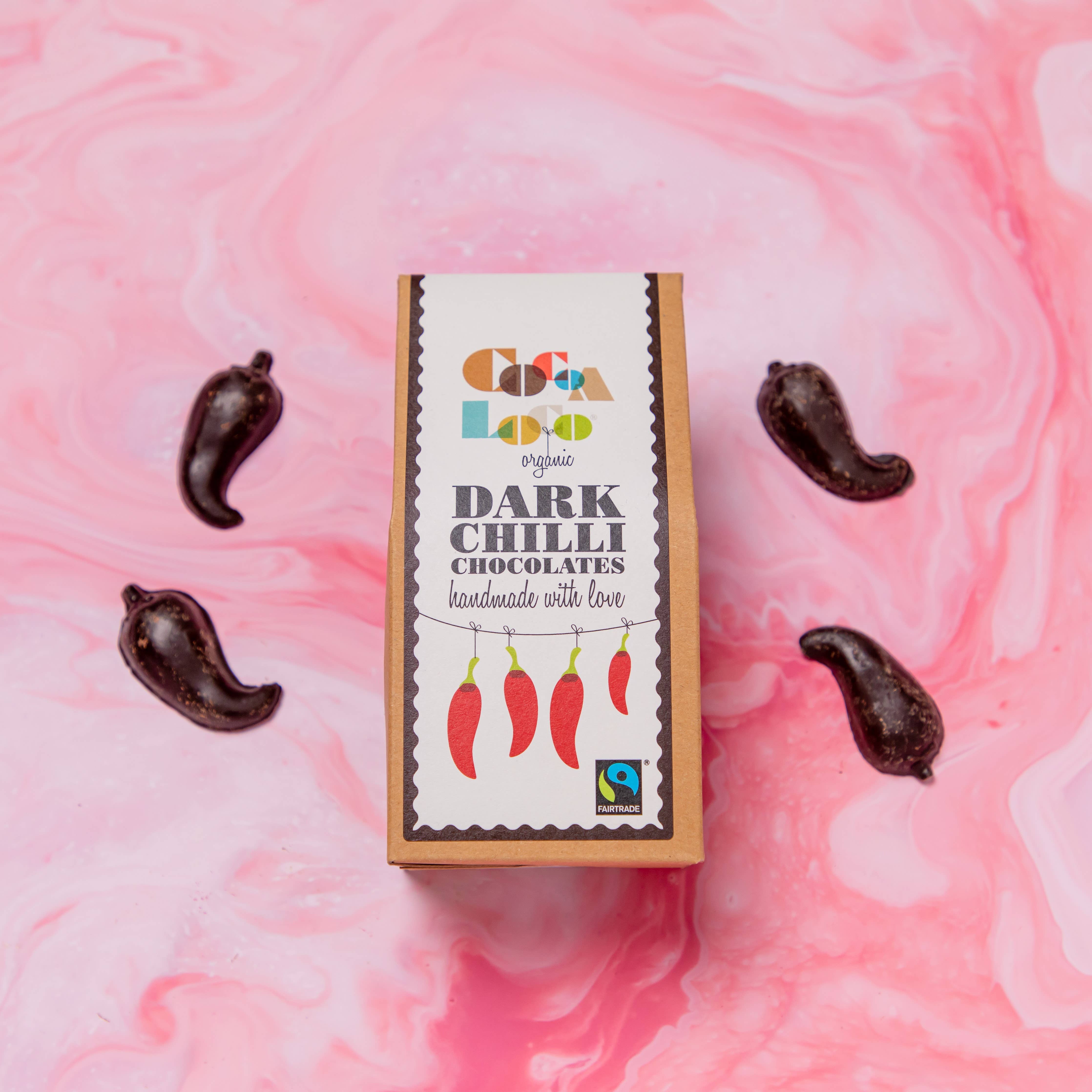 Cocoa Loco – wholesale Chocolate bar – Dark Chocolate & Cinnamon Chillies – 100g1