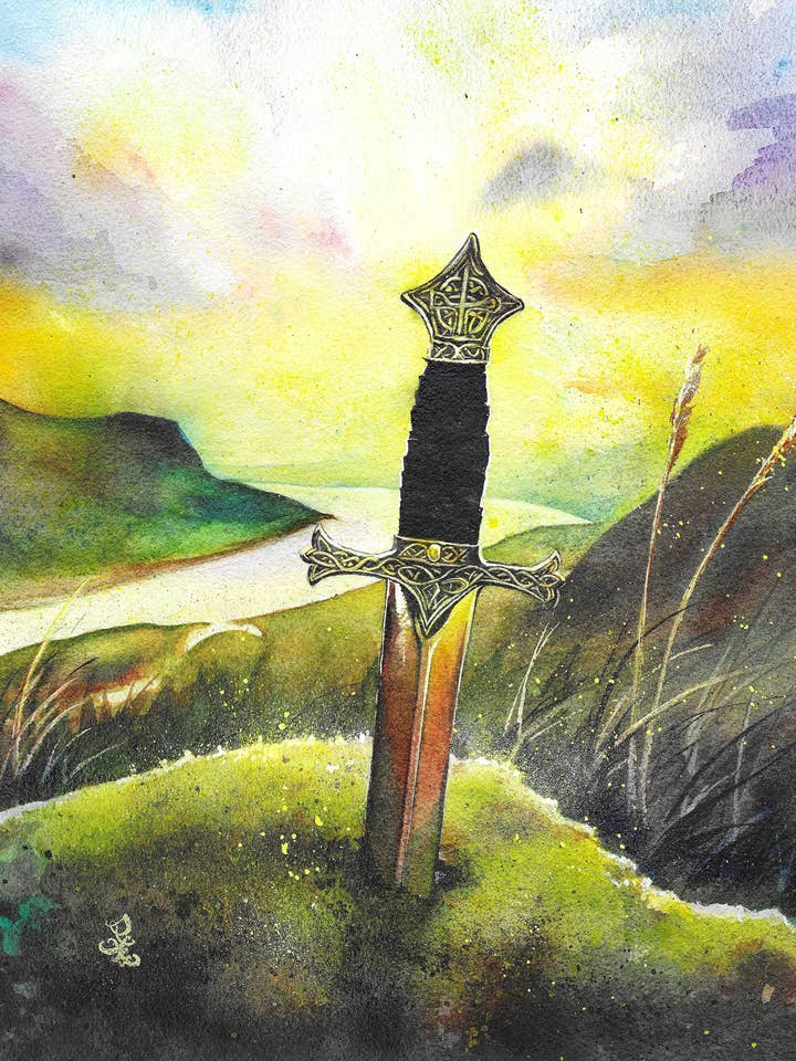 Legend - Medieval Collection Print for wholesale by Dream In Watercolor