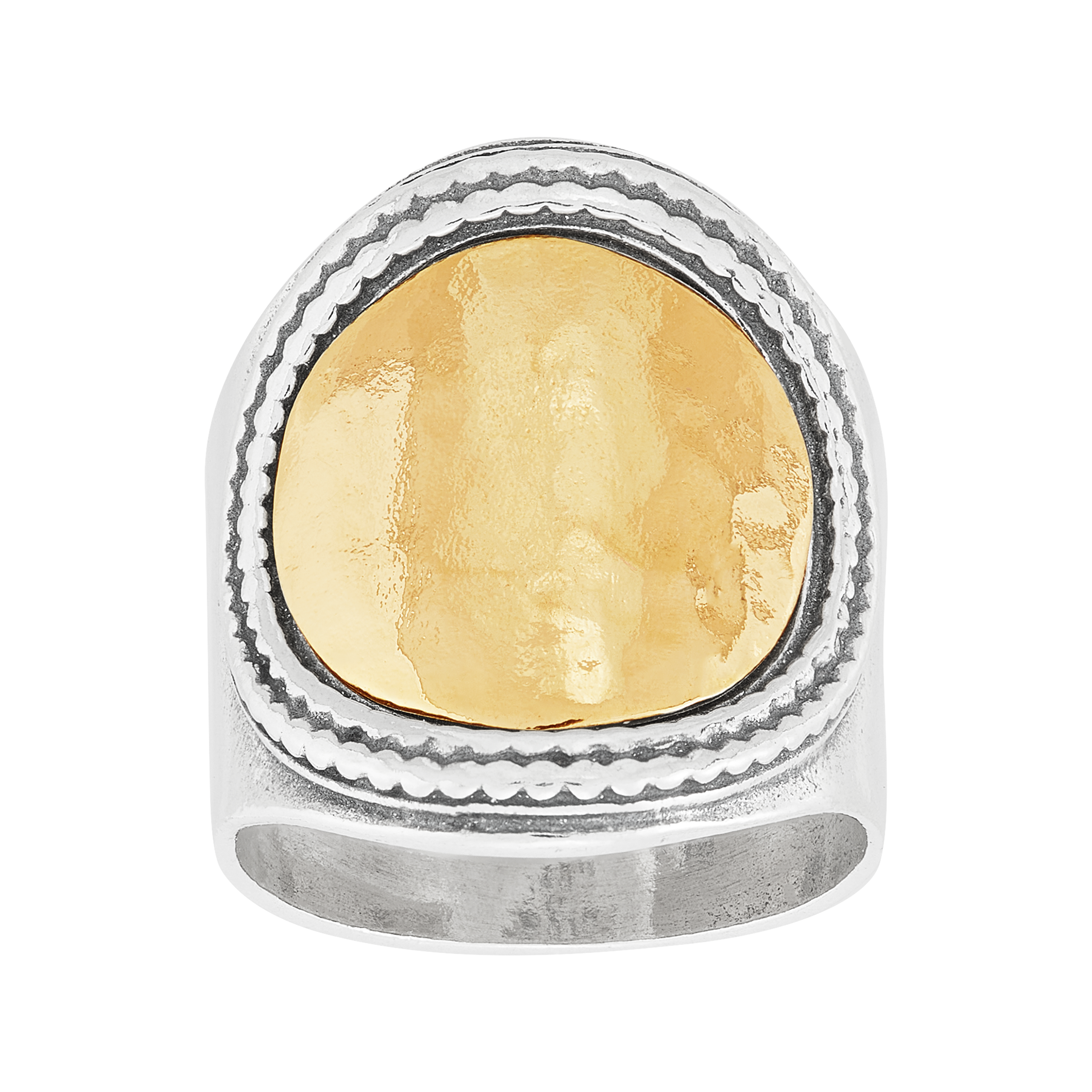 Silpada - Wholesale Cocktail/Statement Ring - Silpada 'Golden Hour' 14K Gold Plate & Sterling Silver Ring0