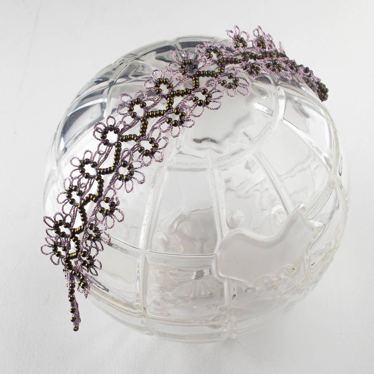 Silk Wool and Bijoux - Wholesale Charm/Dangle Bracelet - "Lace" silk hand-crocheted Bracelet7