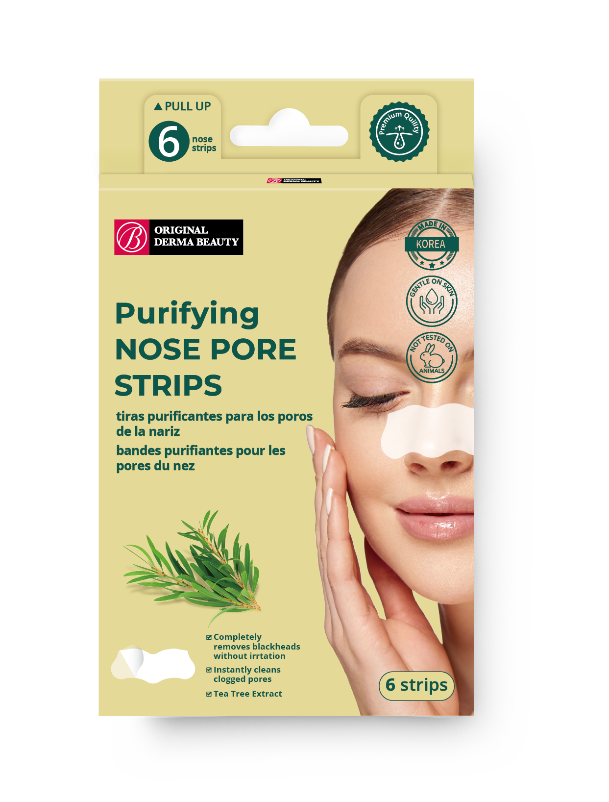 Dessin Studio - Vendita all'ingrosso Strisce per la pulizia dei pori - Strisce porose per affinare i pori ODB, 6 strisce1