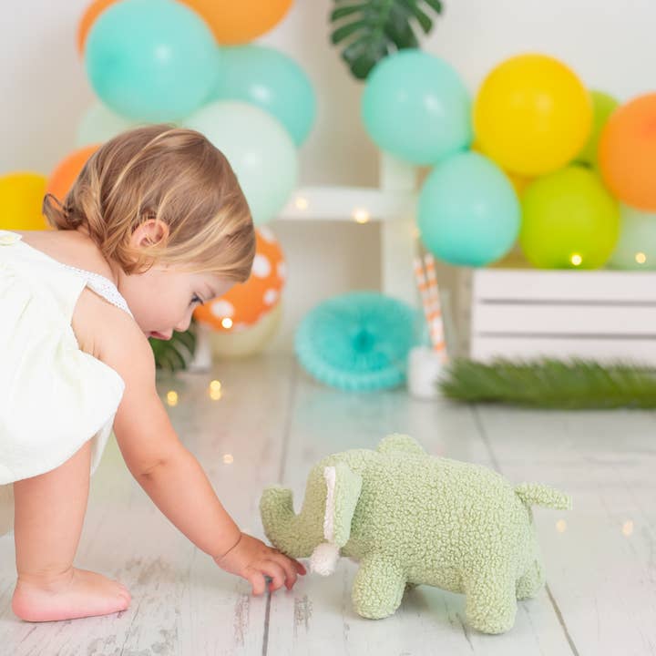 Crochetts - Wholesale Stuffed/Plush Toy - Kids & Baby - Baby Green Elephant Plush
