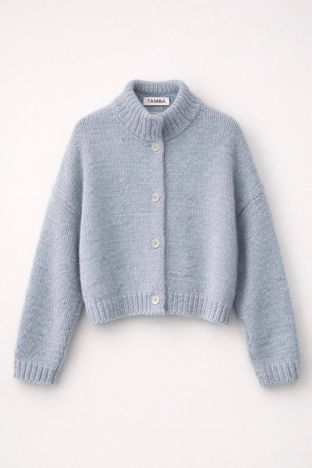 TAMBA – wholesale Kofta - Dam – Angora alpacka kofta med ståkrage och knappslå13