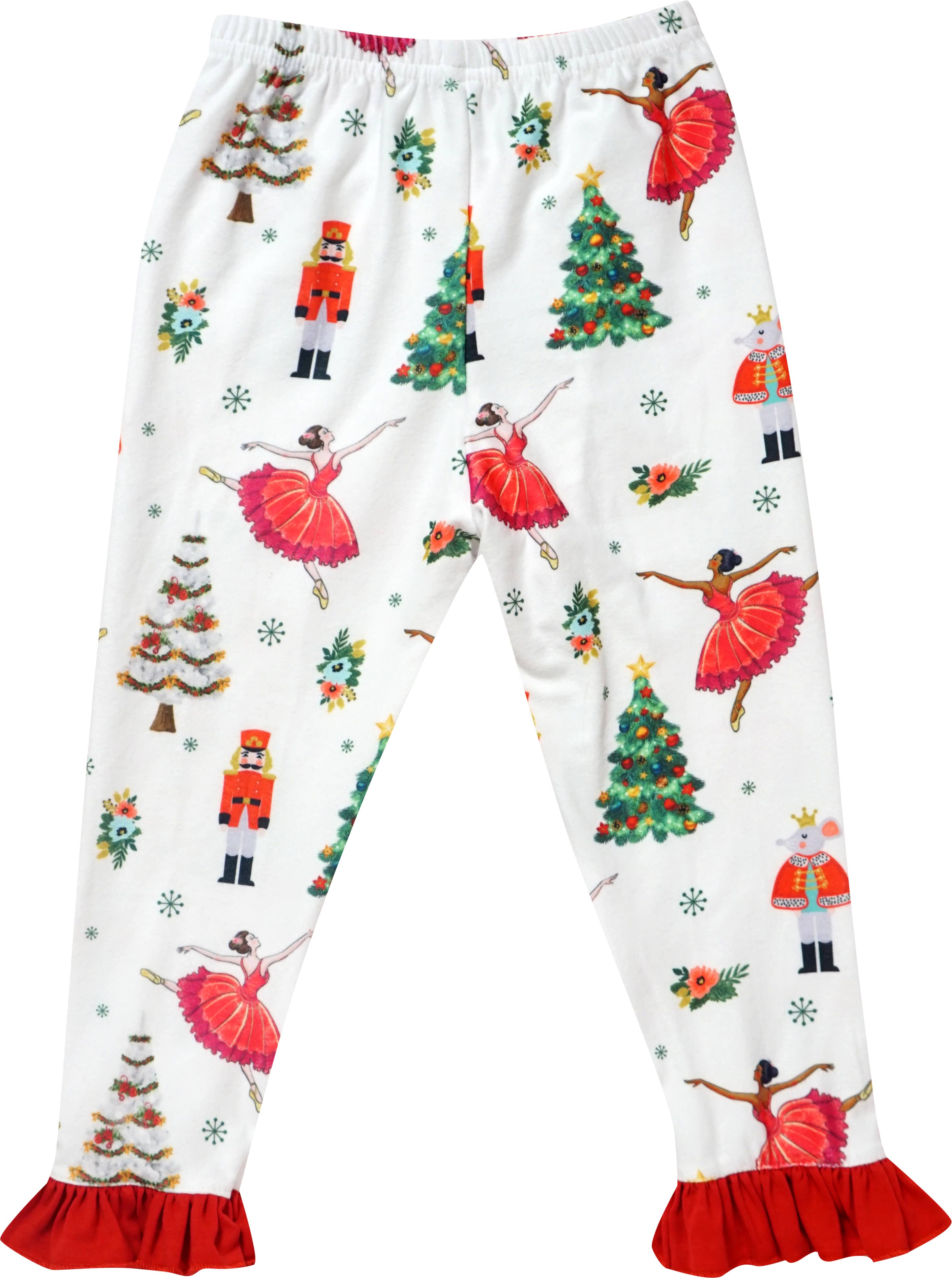 Angeline Kids - Wholesale Sleepwear Set - Kids - Baby Girls Christmas Nutcracker Ballet Pajamas Jammies Set3