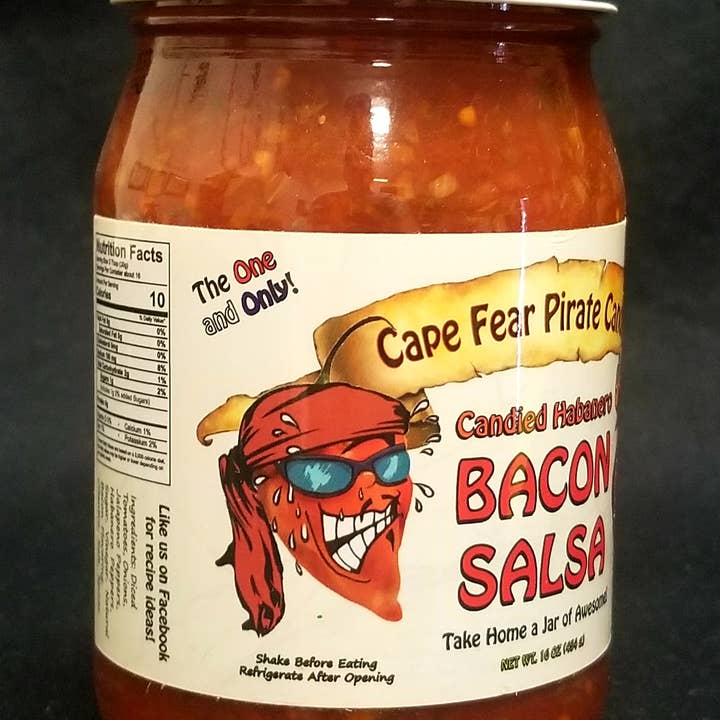 Cape Fear Pirate Candy, LLC - Wholesale Salsa - Candied Habanero Bacon Salsa1