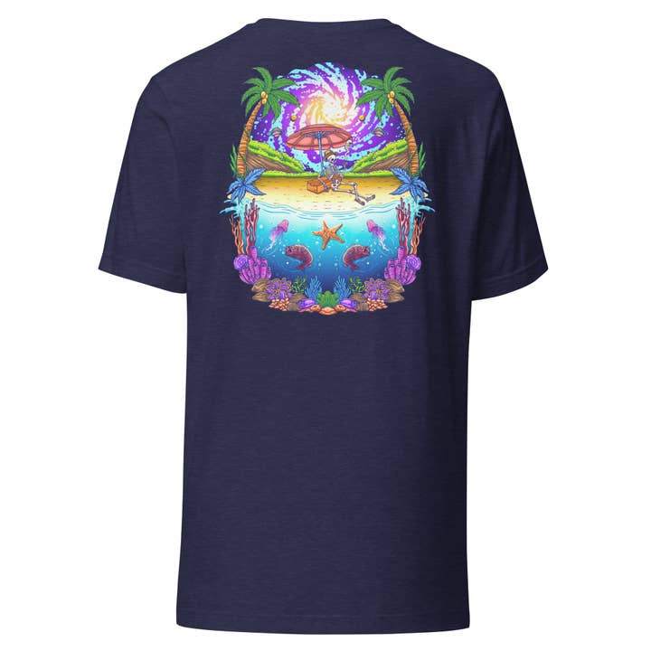 Beachy Universe Unisex T-shirt for engroshandel hos Swash Peak