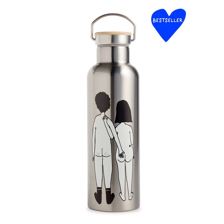 helen b - Wholesale Water Bottle - drinking bottle naked couple back