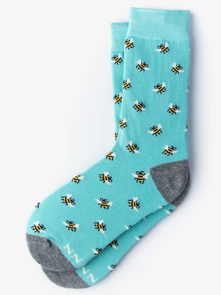 Alynn - Wholesale Socks - Unisex - Just Bee Yourself Honey Bee Bumble Bee Sock Alynn CLOSEOUT