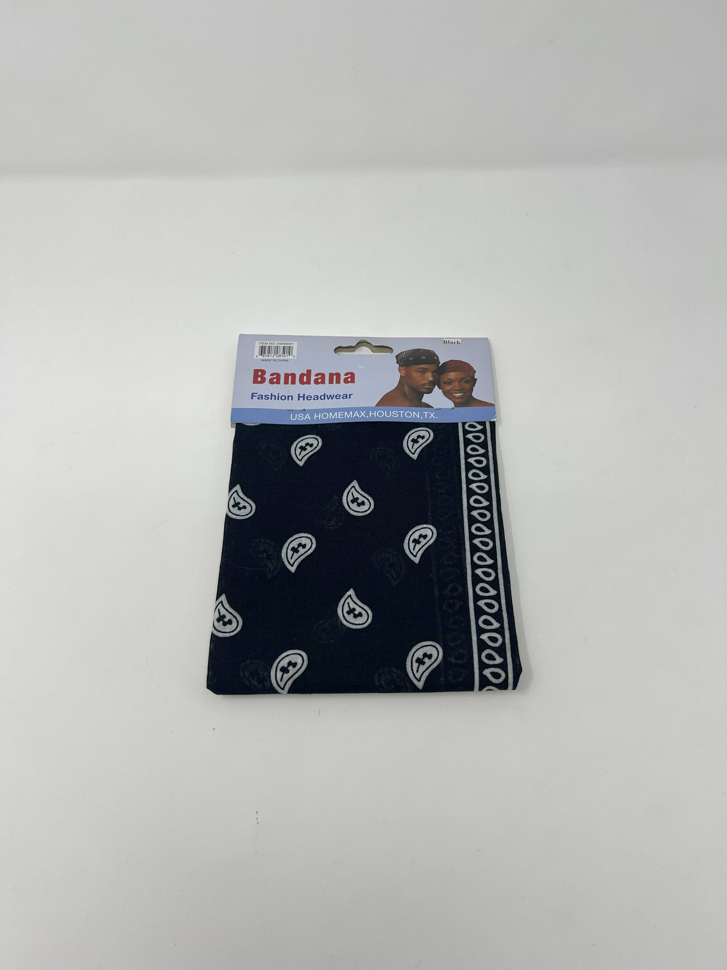 USA HomeMax - Wholesale Bandana - Unisex - Multipurpose Bandana Assorted Colors - 6