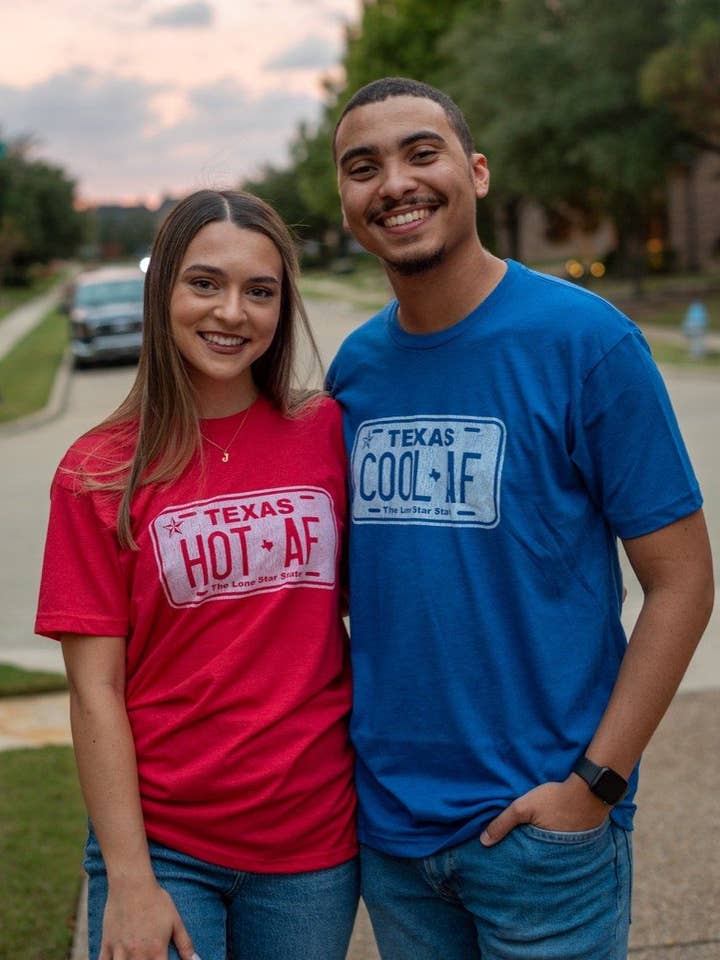 Red Texas HOT-AF T-Shirt for wholesale on Faire2