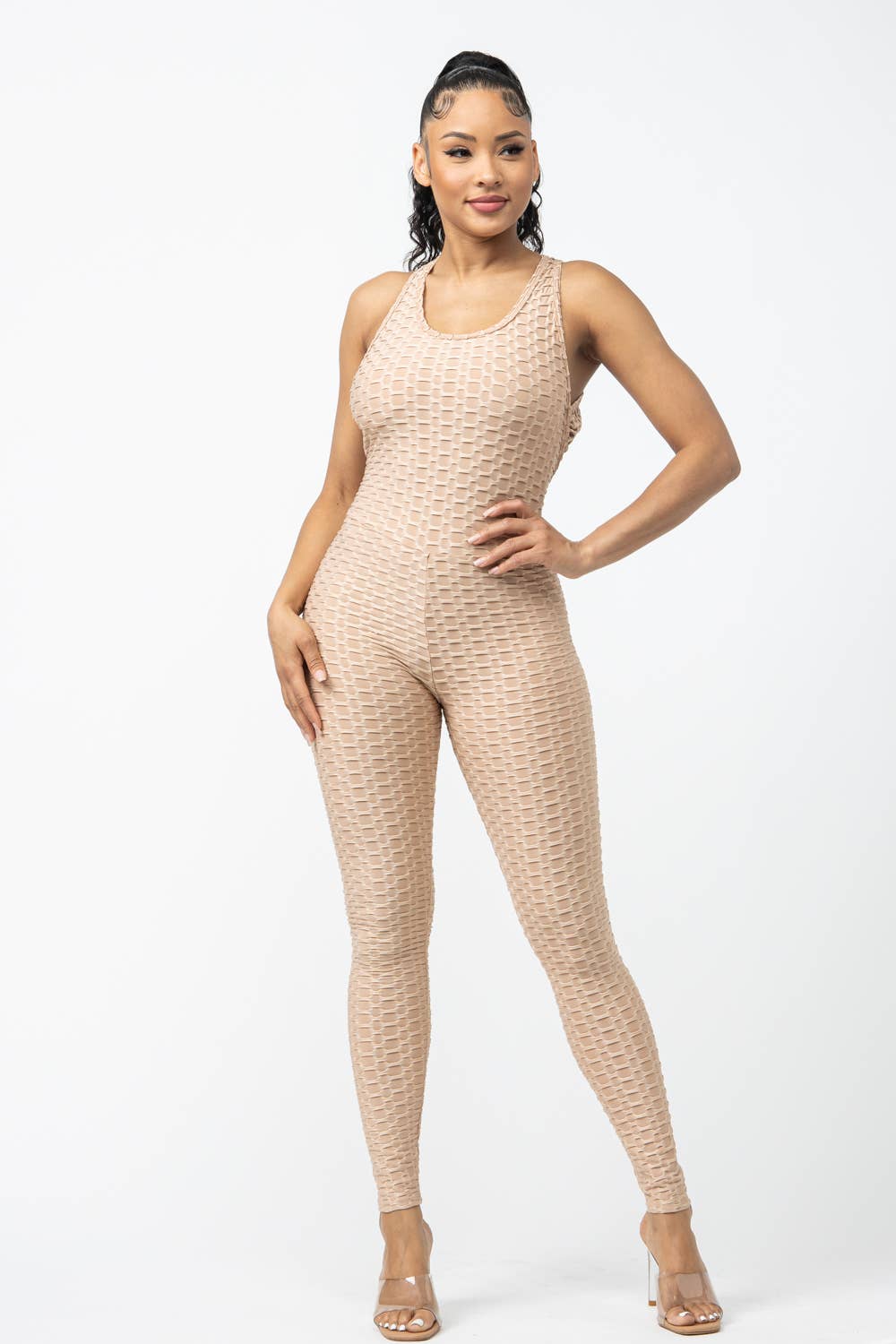 Julia by LoveJ – wholesale Jumpsuit - Dam – Ärmlös Cross tillbaka jumpsuit17