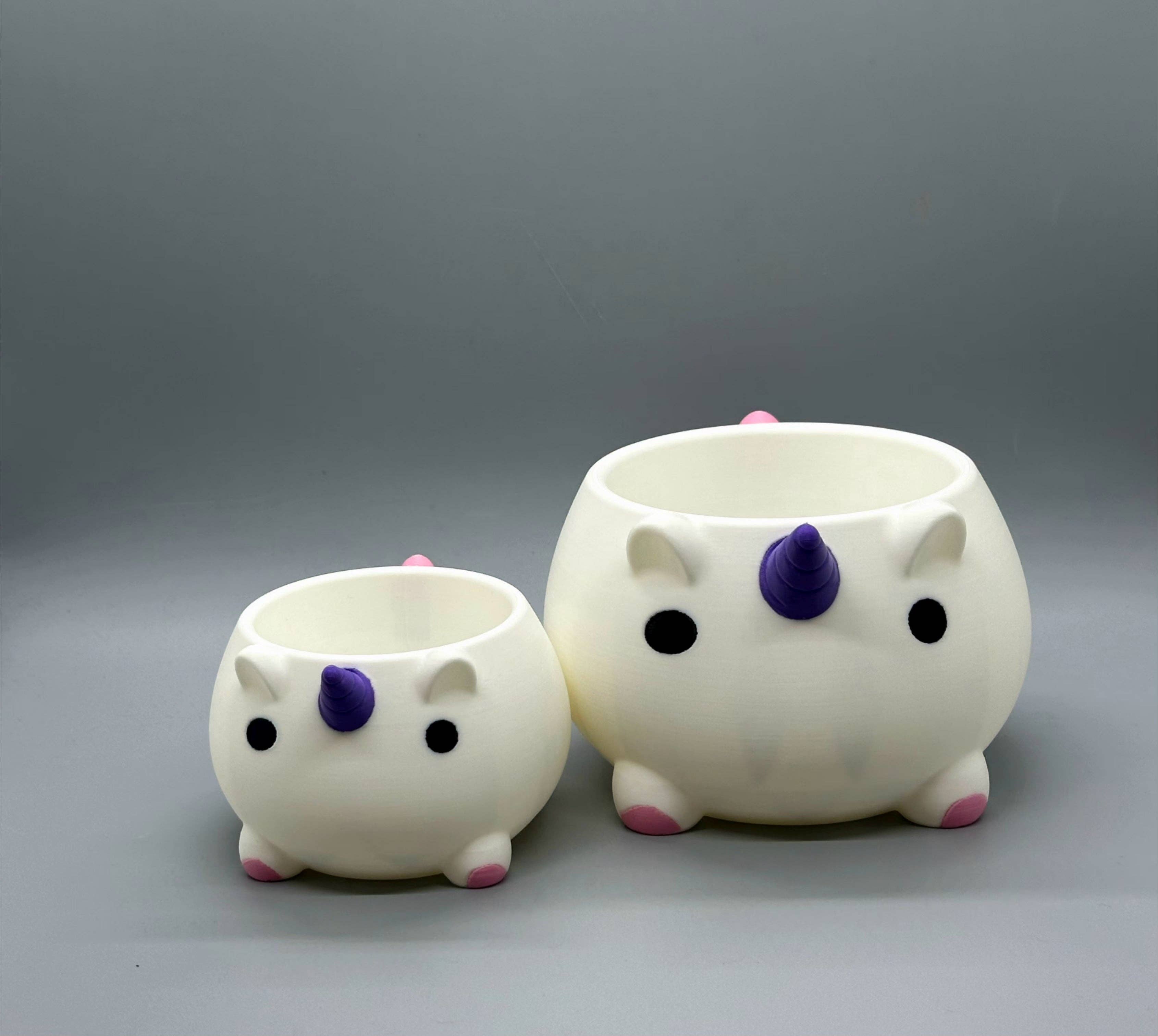 3DHotShop - Wholesale Plant pot - Unicorn Planter2