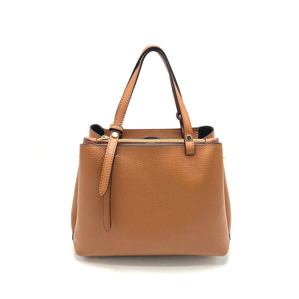 Suie Valentini srl - Wholesale Handtas met handvat - Dames - Echt leren handtas met schouderriem, Gemaakt in Italië, art. 1126622