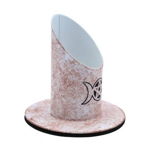 Green Tree – wholesale Incense holder – Iron Sage Burner Triple Moon & Star 9x8.5 cm1