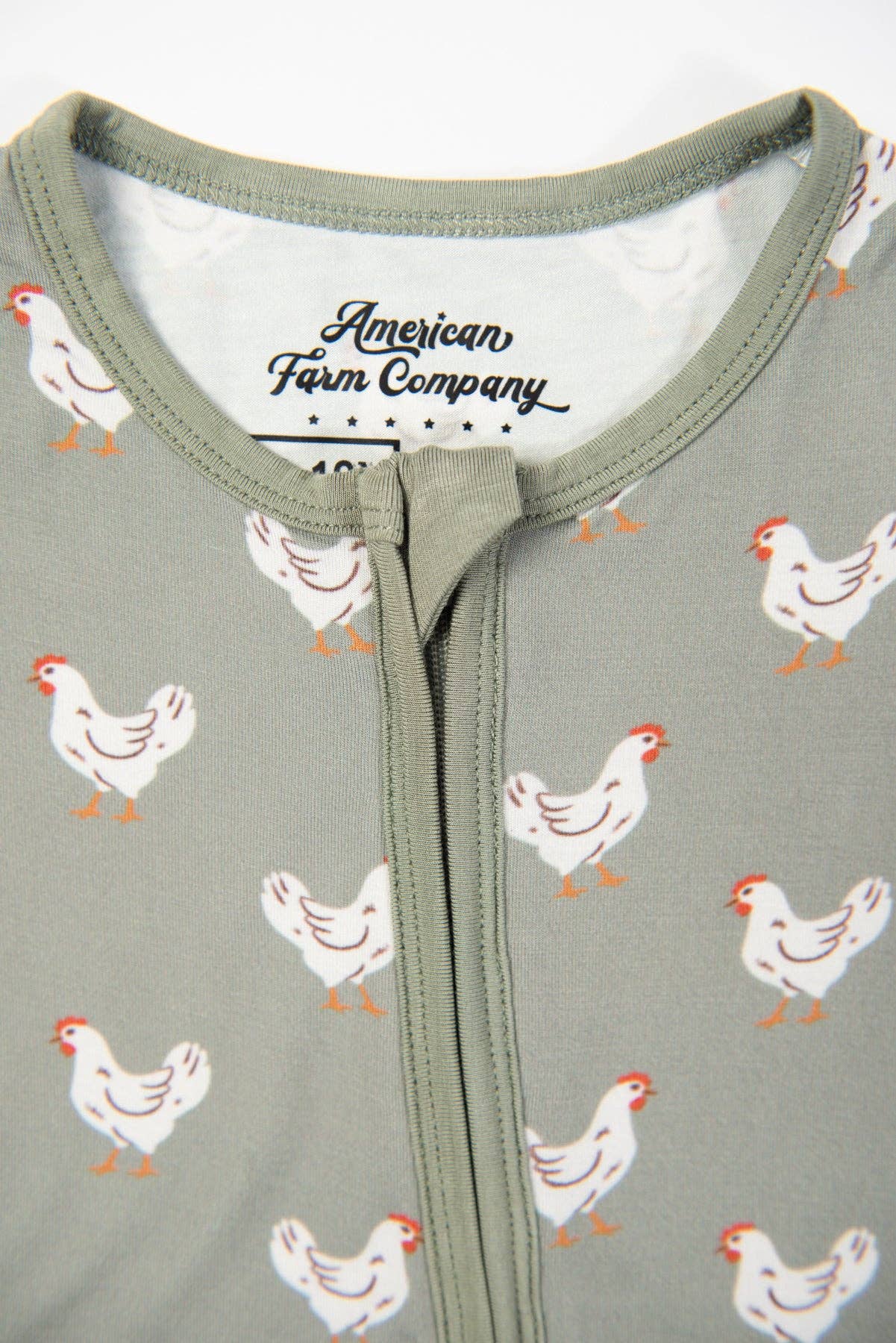 American Farm Company – Engroshandel Romper - Baby – Salvie Kyllinger Bambus Baby Zippy1