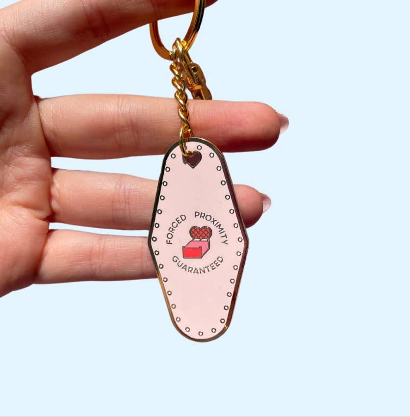 Well Versed Goods - Wholesale Keychain - Women's - Bookish Keychain - Enemies to Lovers1