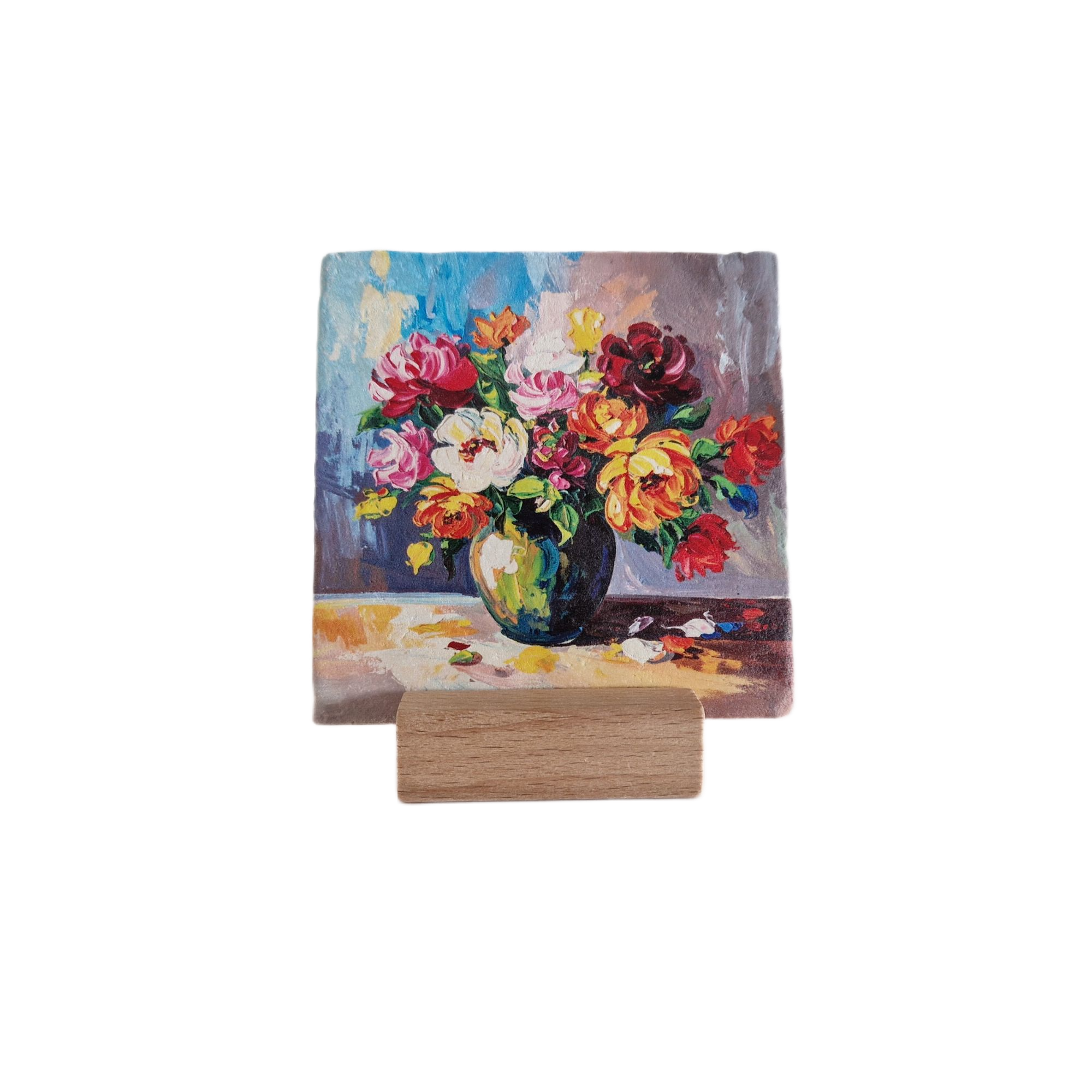 Artige BV - Vendita all'ingrosso Scultura - Fiori in vaso - piastrella in pietra naturale1