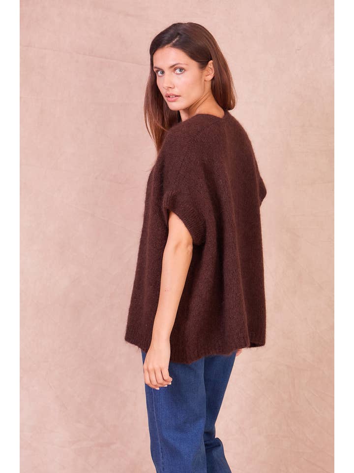 Calie Paris - Wholesale Cardigan – Women’s - Sleeveless Mohair Blend Sweater16