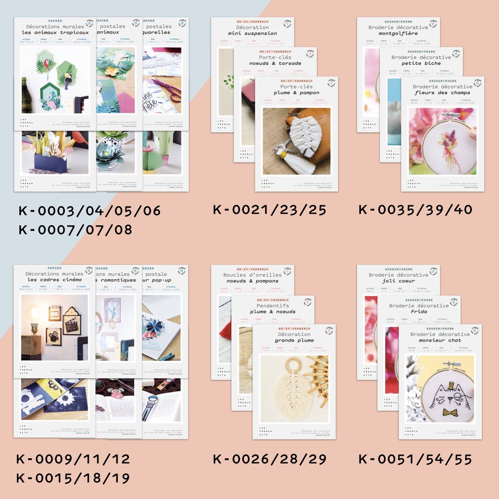 French Kits - Wholesale Doe-het-zelf-knutselset - Implantatieaanbieding: 24 kits+gratis display1