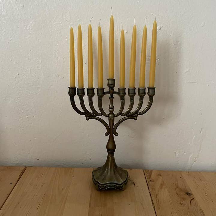 Ohr Judaica - Wholesale Tapered Candle/Candlestick - Handmade Beeswax Chanukah Candles - 44 Pack2