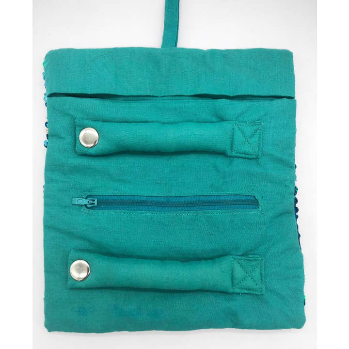 Mona Fares - Wholesale Clutch Bag - Women's - Teal Jewellery Clutch2