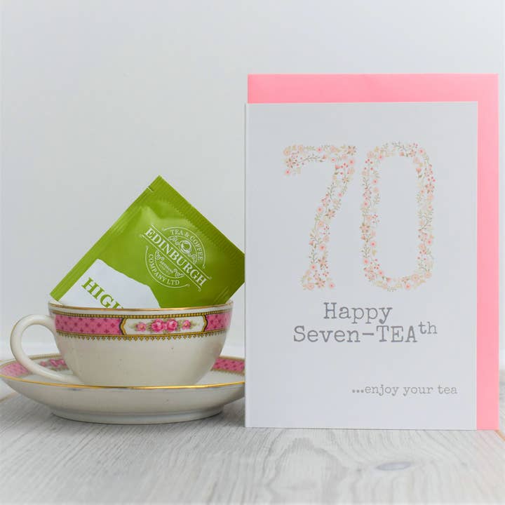 Tarjeta de felicitación de bolsita de té - TEA-035 para venta al por mayor de Smith & Ross Designs