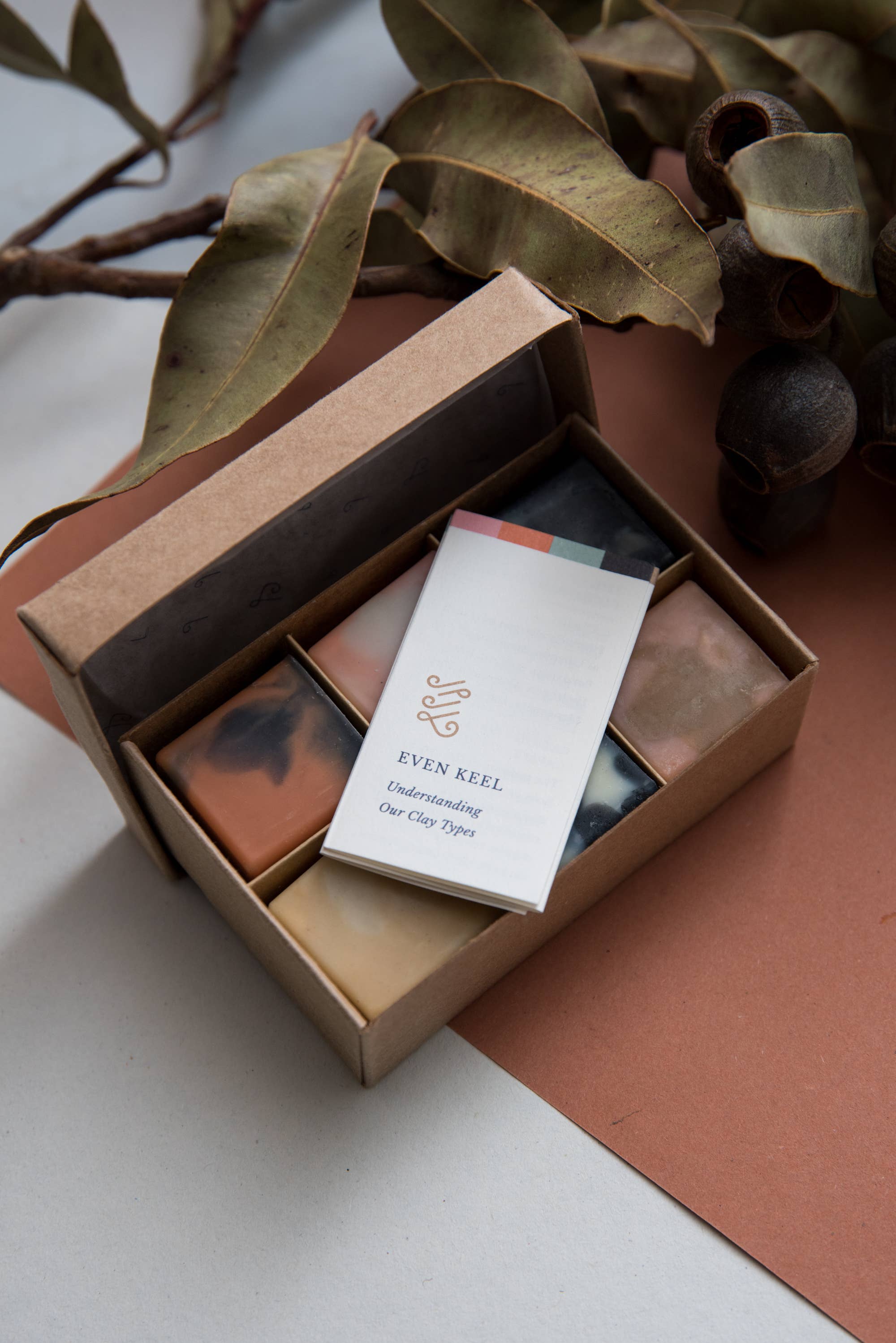 Even Keel – wholesale Bar Soap – MARBLE: Biodegradable Clay Soap Cube Set3