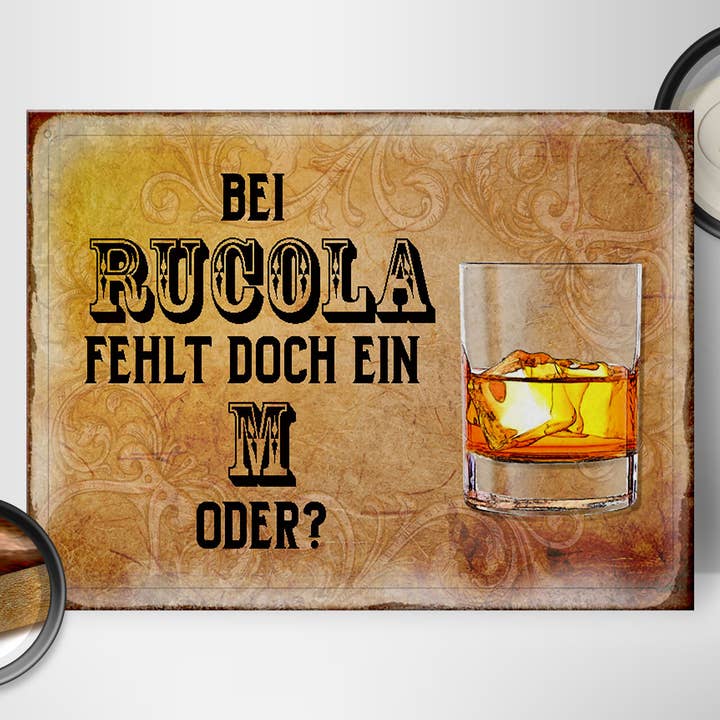 Femer - Wholesale Sign - Arugula wooden sign 40 x 30 cm is missing an M1