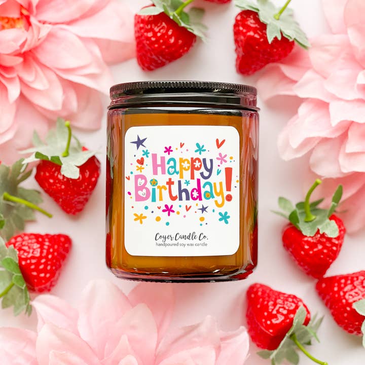 Coyer Candle Co. - Wholesale Jar/Filled Candle - Happy Birthday | 9 oz Candles20
