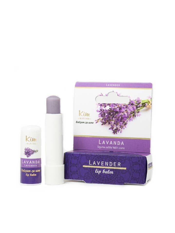 Baume à Lèvres Kim Natura à la Lavande 5 ml pour la vente par SferaNatura by INCI SRL