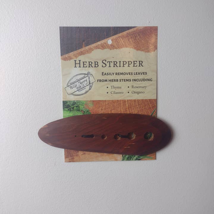 Wild Cherry Spoon co. - Vente Ustensile/gadget de cuisine - Décapant pour herbes, cadeau pour la fête des mères, jardinage/arracheur de plantes2