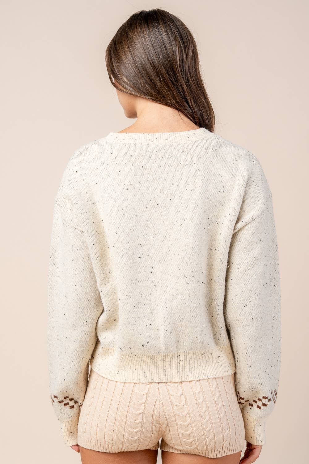 FARINA D'AVENA CT10520B / MAGLIONE CON MOTIVO CAVALLO in vendita all'ingrosso su Faire2