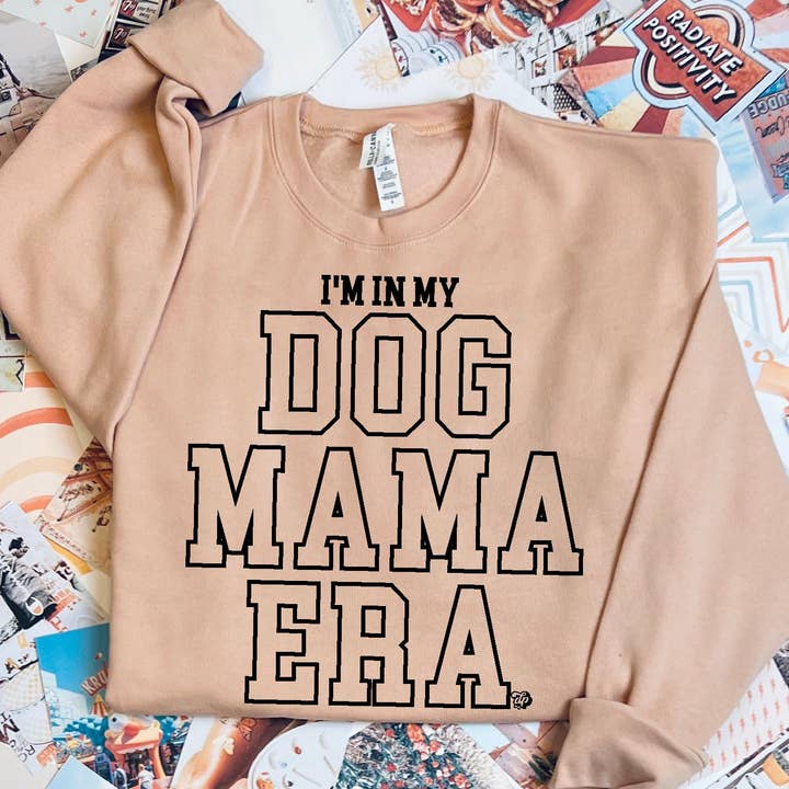 In My Dog Mama Era Sweatshirt | Premium Dog Mom | DP1219 for wholesale by The Dapper Paw