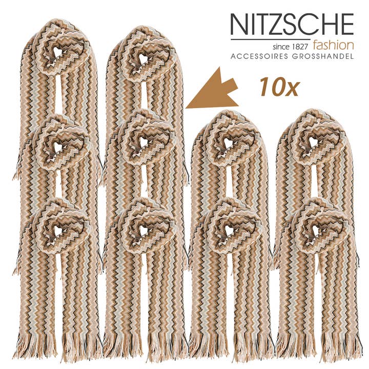 Pack de descuentos de bufandas estampadas para venta al por mayor de NF Nitzsche Fashion