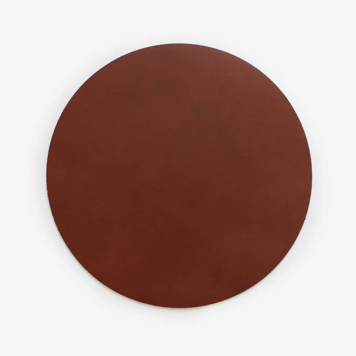 Corban & Blair - Wholesale Mousepad/trackpad - Artisan Leather Round Mouse Pad1