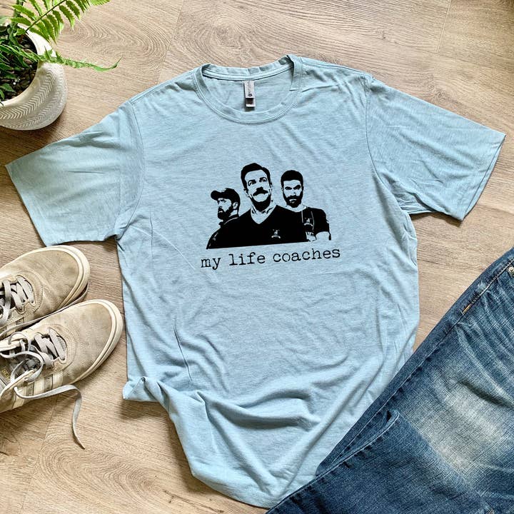 Moonlight Makers - Wholesale Screen Printed T-Shirt - Men's - My Life Coaches - Men's Tee - Ted Lasso, Roy Kent