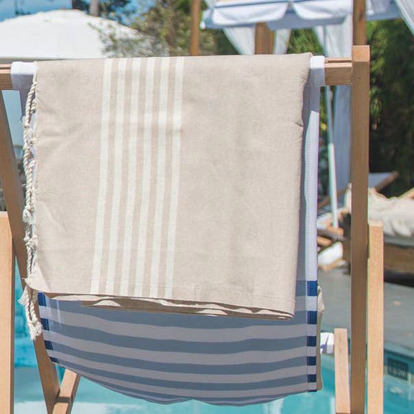 Hammam Towel Fouta Provence - Sand - 100x200cm for wholesale by Lantara