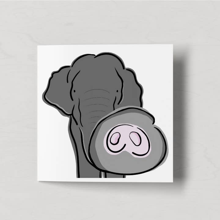 Grandi baci - Elefante per la vendita all'ingrosso da parte di FloofAndFlump Designs