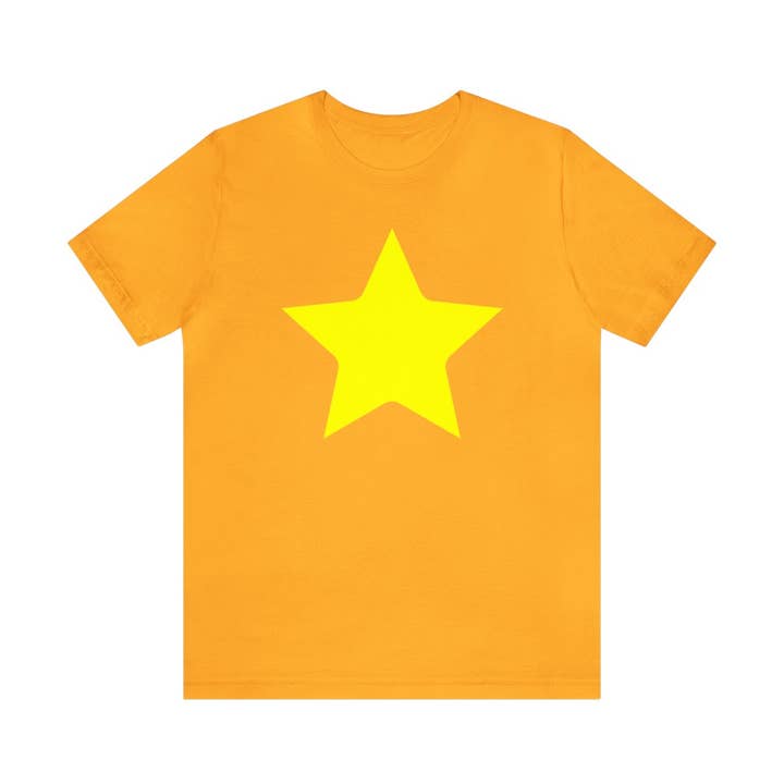 T-shirt Yellow Star for wholesale by COUTUIQ