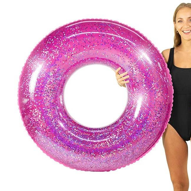 Tubo de piscina inflable con purpurina para orquídeas, tamaño grande para venta al por mayor de PoolCandy