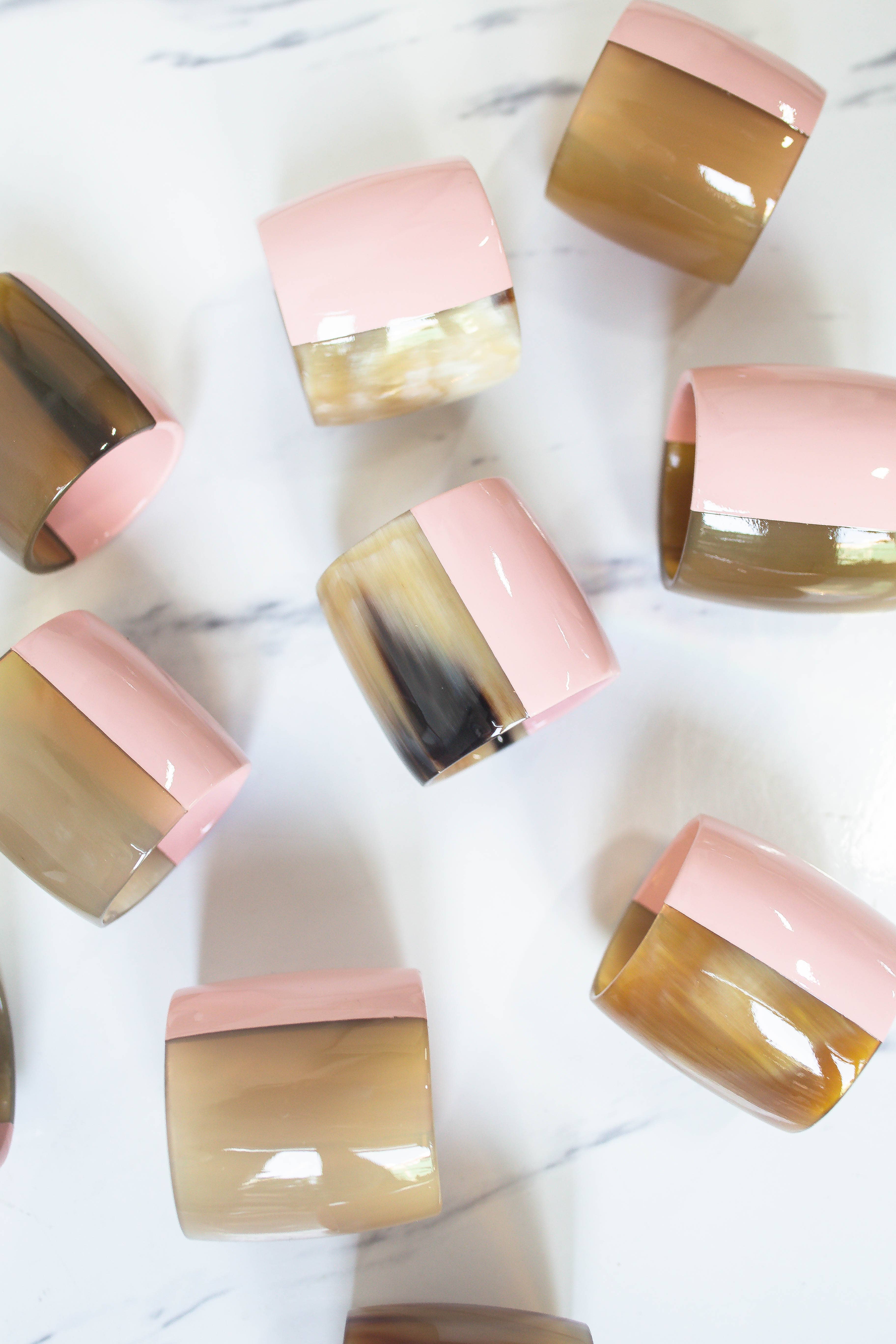 Tonkin Handicraft - Wholesale Napkin Ring - Lacquer Buffalo Horn Long Napkin Ring14