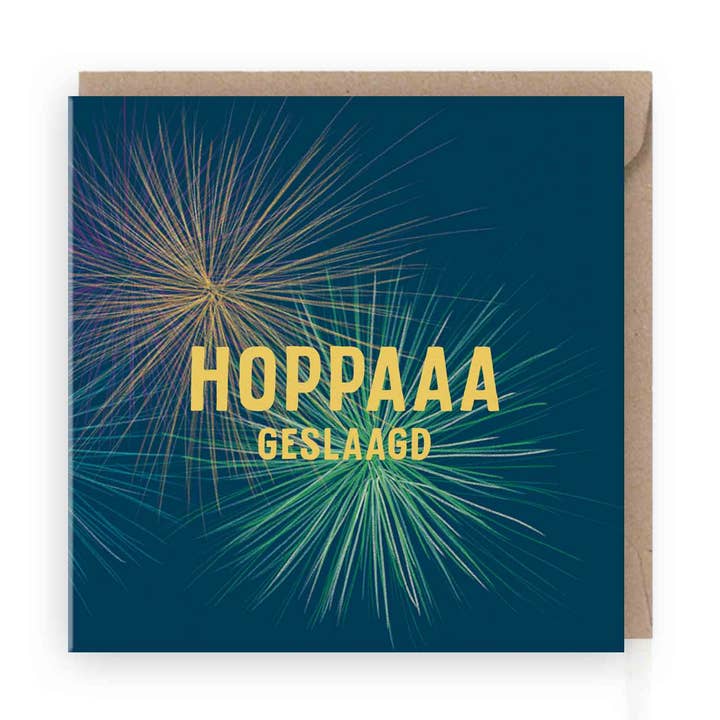 Biglietto di auguri Hoppa, di successo | ecologico per la vendita all'ingrosso da parte di Grafiquelien